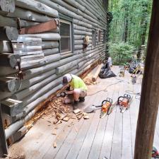 Rotten Log Replacement In Blue Ridge GA 0